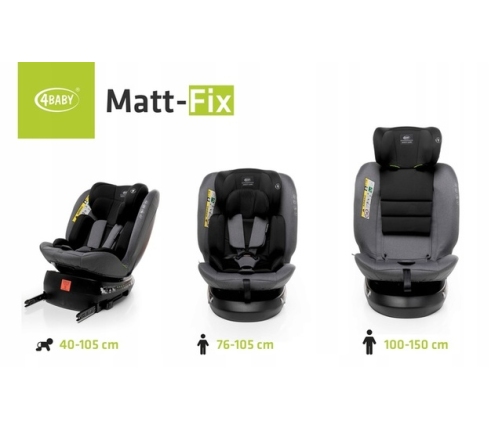 Автосиденье MATT-FIX graphite (40-150 cм)