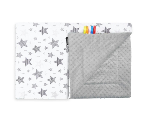 Одеяло двустороннее MINKY New stars (тонкое) 75х100 cm