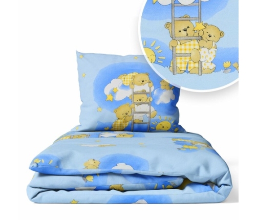 G/v komplekts BEARS&Ladders blue K-2P120 (sega,spilvens)