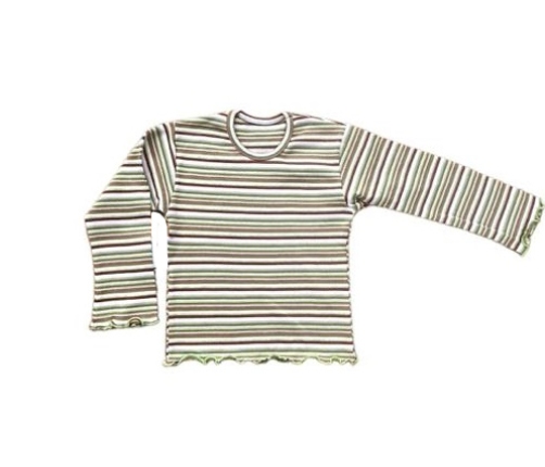 Блуза для девочки STRIPES 56422 green