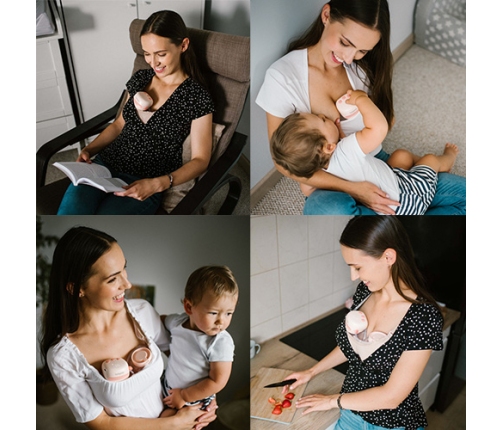 Молокоотсос BabyOno TWINNY double free 1002