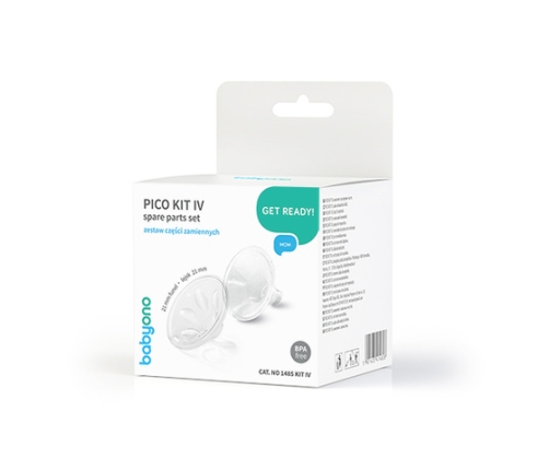 BabyOno 1485 KIT III -воронка 21 mm и силиконовая накладка