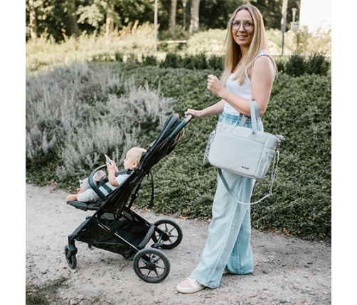 Сумка для мамы CARMEN grey 1571/03