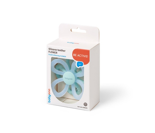 Silikona zobgrauznis FLOWER 1596/02