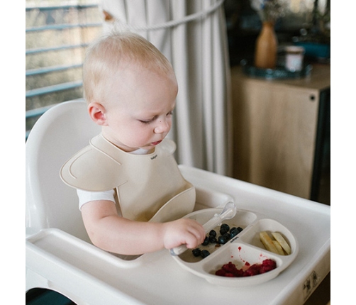 Silikona priekšautiņš BabyOno 1639/04 beige