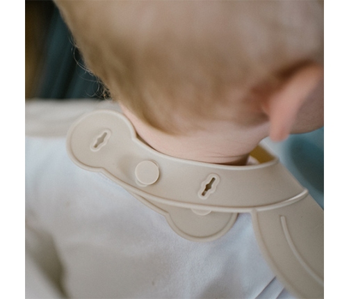 Silikona priekšautiņš BabyOno 1639/04 beige