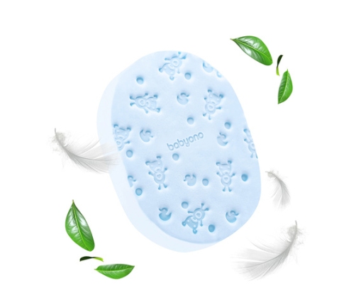 Švammīte-sūklis vannošanai SUPER SOFT BabyOno 1640/02 blue