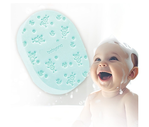Švammīte-sūklis vannošanai SUPER SOFT BabyOno 1640/03 mint