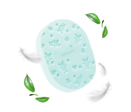 Švammīte-sūklis vannošanai SUPER SOFT BabyOno 1640/03 mint