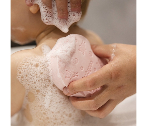 Švammīte-sūklis vannošanai SUPER SOFT BabyOno 1640/01 pink