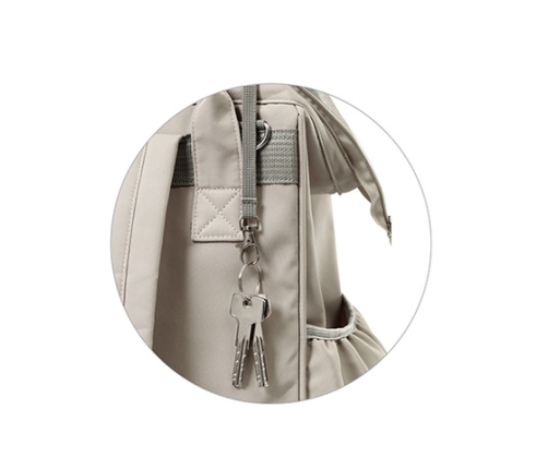 Mugursoma (ratiņu soma) MODERN STYLE beige 1649/02