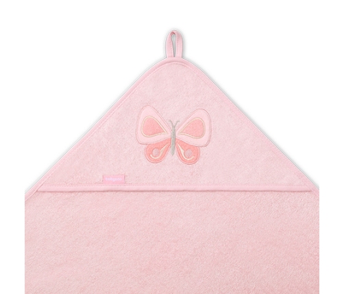 Bambusa dvielis ar kapuci 100x100 cm 346/04 pink