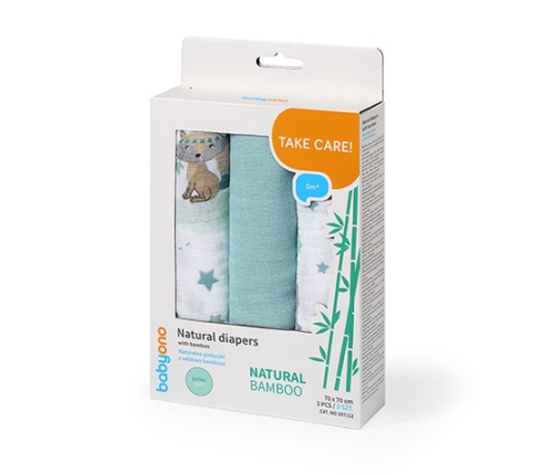 Autiņi no bambusa šķiedrām (3 gab.) 397/12 blue*