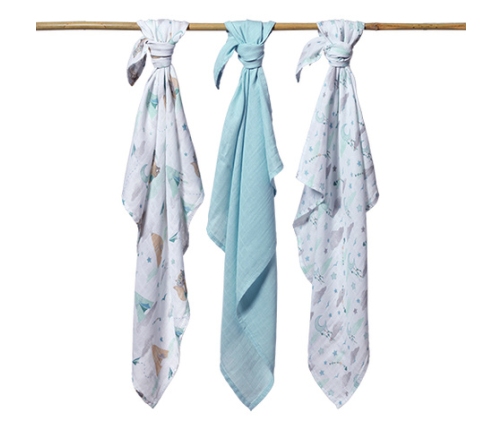 Autiņi no bambusa šķiedrām (3 gab.) 397/12 blue*