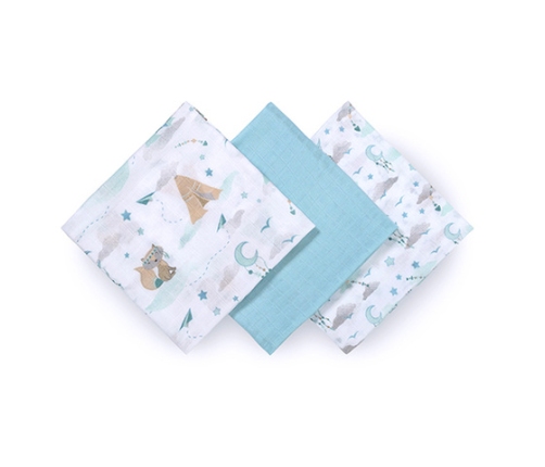 Autiņi no bambusa šķiedrām (3 gab.) 397/12 blue*