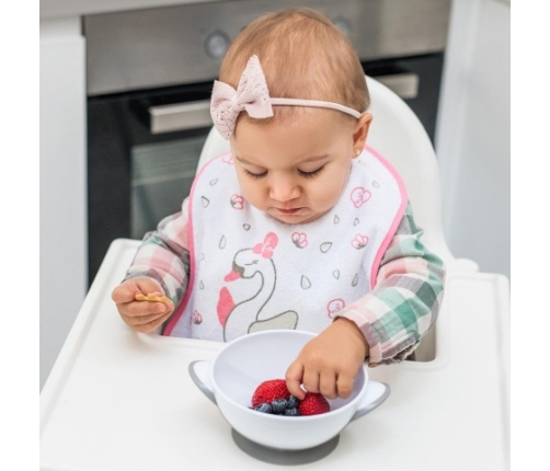 Слюнявчик Babyono 833 I CAN ALMOST FEED MYSELF