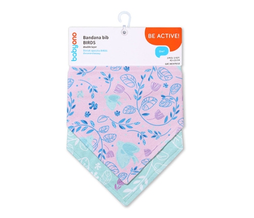 Комплект слюнявчивов-шарфиков BIRDS (2 шт.) 879/13