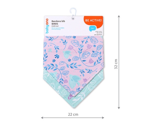 Комплект слюнявчивов-шарфиков BIRDS (2 шт.) 879/13