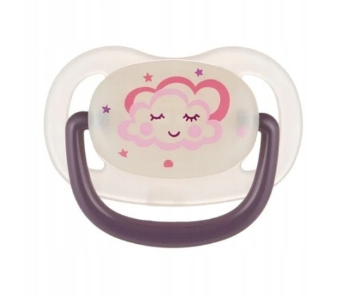 Пустышка NIGHT DREAMS анатомическая 6-18m 22/501 pink