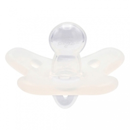 Māneklis 100% silikons,simetrisks 6-12m, 24/002 white Māneklis 100% silikons,simetrisks 6-12m, 24/002 white