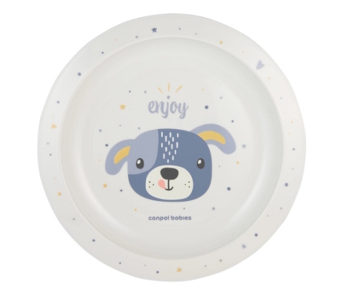 Šķivis plastmasas CUTIE ANIMALS 4/411 blue2