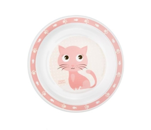 Šķivis plastmasas CUTIE ANIMALS 4/411 pink