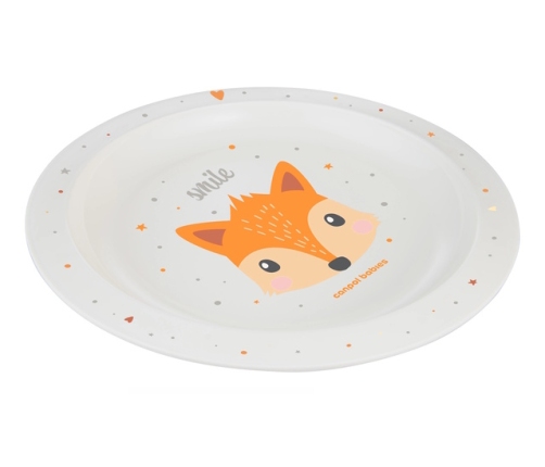 Šķivis plastmasas CUTIE ANIMALS 4/411 orange