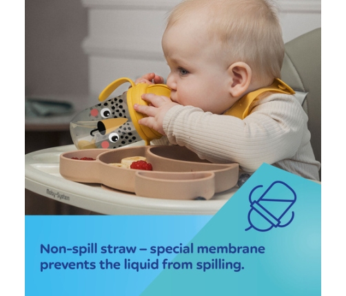 Кружка c соломинкой и отвесом ГЕПАРД 56/617