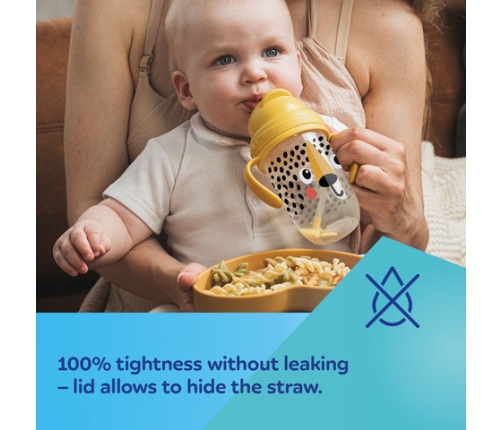 Кружка c соломинкой и отвесом ГЕПАРД 56/617