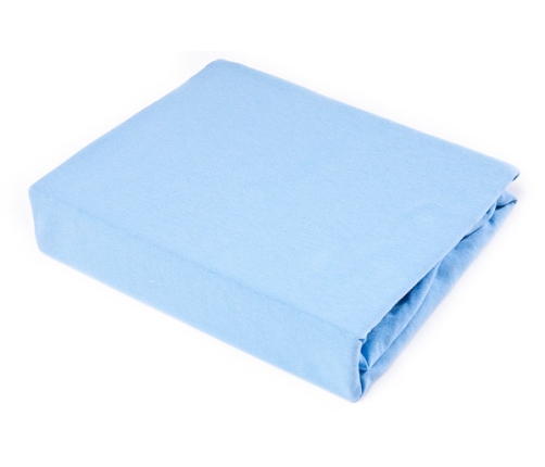 Простыня на резинке джерси 140x70 cm BLUE