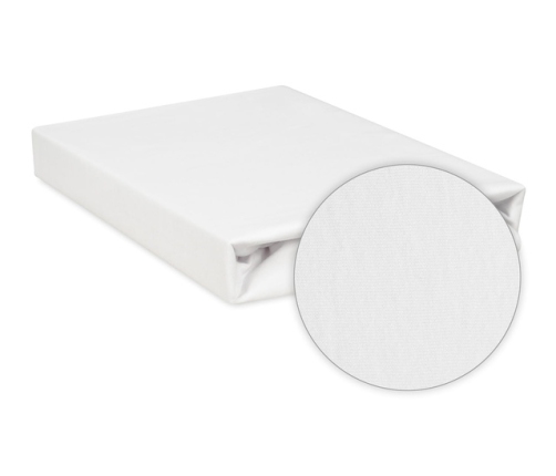 Простыня джерси влагостойкая WHITE 140х70 см (3680)