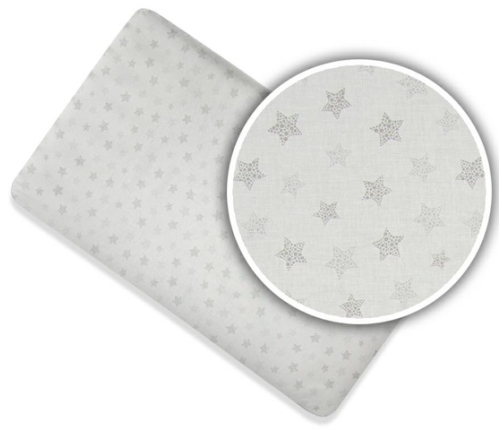 Palags kokvilnas 140x70 cm GREY STARS