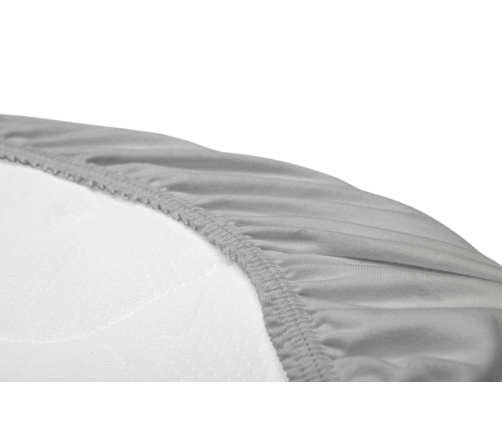 Простыня джерси для матраса в коляску 75x35 cм SILLO-2190 GREY