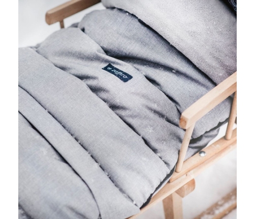 Guļammaiss Zaffiro iGROW 2.0 Plush melange grey SW20-M009