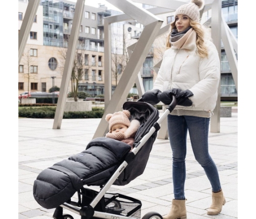 Guļammaiss Zaffiro iGROW 2.0 Plush melange grey SW20-M009