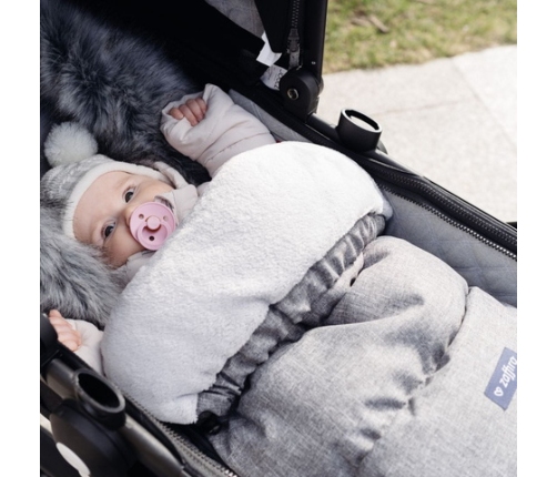 Guļammaiss Zaffiro iGROW 2.0 Plush melange grey SW20-M009