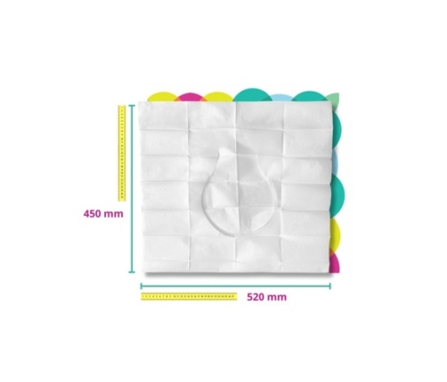 WuCetki Одноразовые бумажные накладки на сиденье унитаза 10 шт.  60401