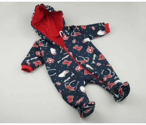 Kombinezons siltināts MOUSE 68 cm Mrofi