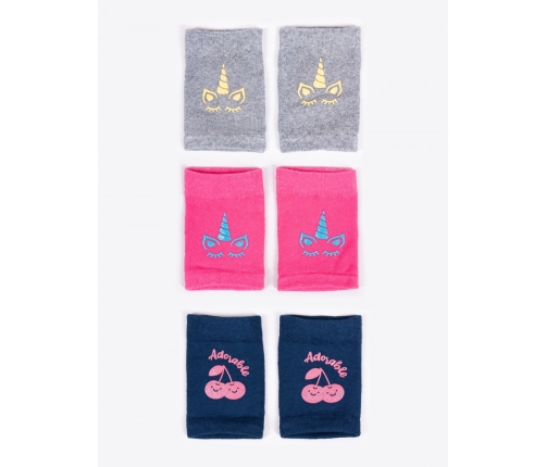 Ceļu aizsargi ar ABS SNA-0002 GIRL (1 pāris)