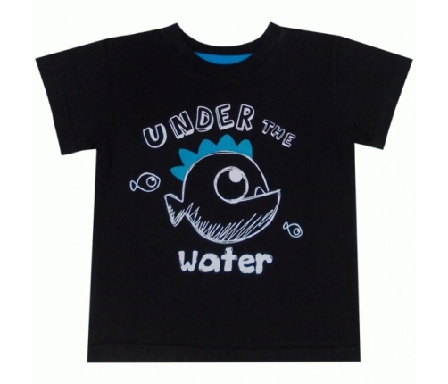 Футболка PIRANIA black 92-116 cm