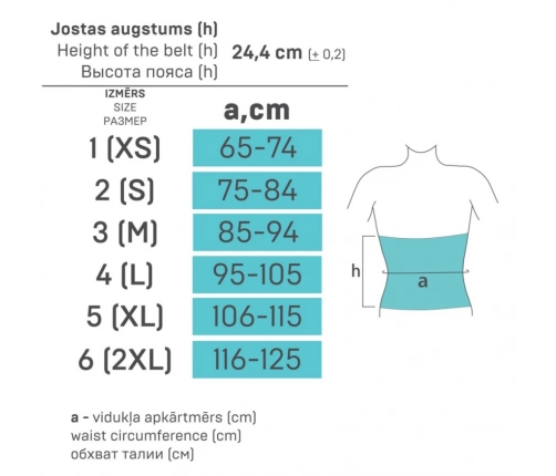 Pēcdzemdību/pēcoperāciju josta ELAST SOFT 9901