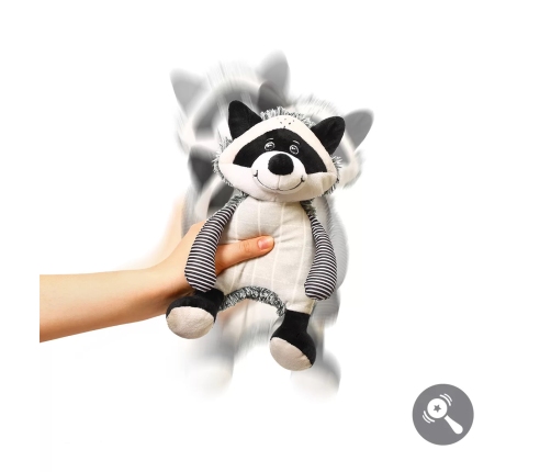 Мягкая игрушка с погремушкой RACOON ROCKY BabyOno 745