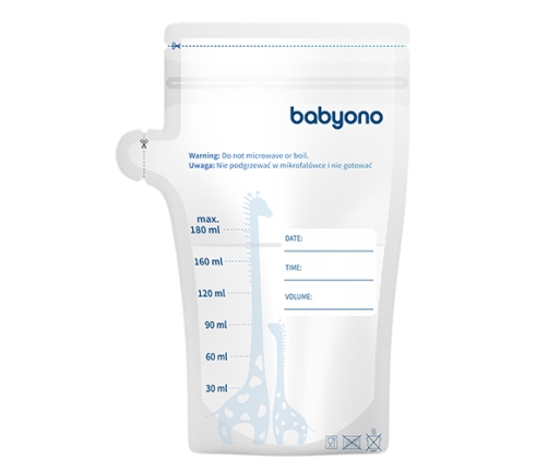 Мешочки для хранения и замораживания продуктов 30x180ml 1084