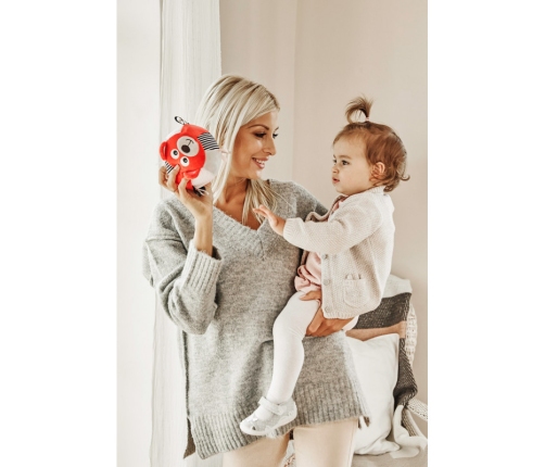 Мягкий мяч с колокольчиком BEAR  Canpol 68/074coral