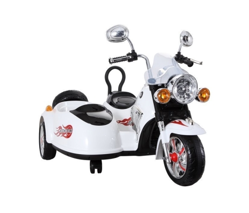 Мотоцикл с коляской SX138 white (6446)