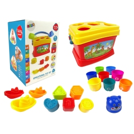 Ведёрко-сортировщик с кубиками 99806