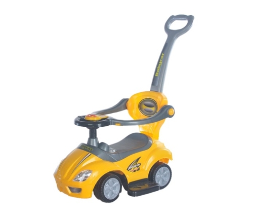 Машинка-толкалка BabyMix MEGA CAR yellow 45840