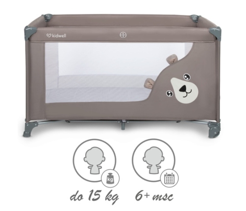 Складная кроватка BLISSY BASIC beige Kidwell