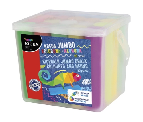 Мелки цветные JUMBO 20 шт. 68906