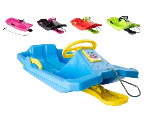 Санки с рулём и ручными тормозами NICO 6728